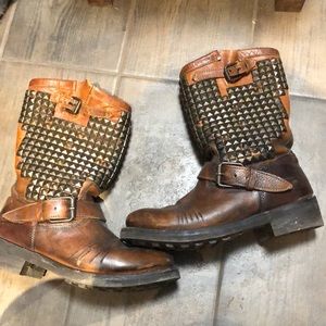 Ash motorcycle boots